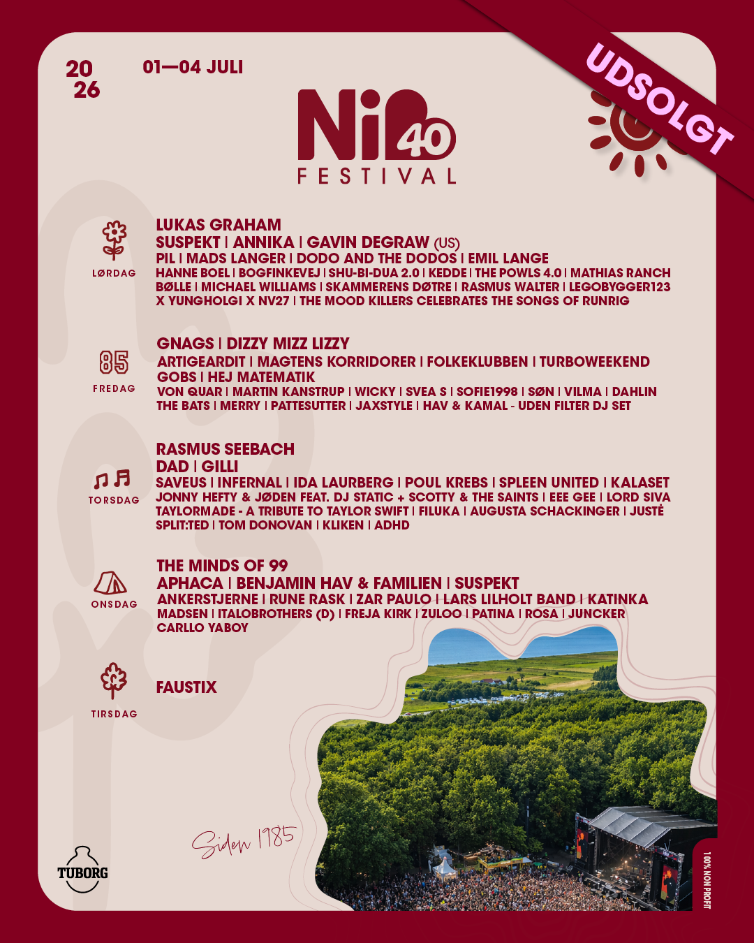 Lukas Graham klar til Nibe – og programmet er næsten komplet 1 NibeFestival 2026 Poster IG