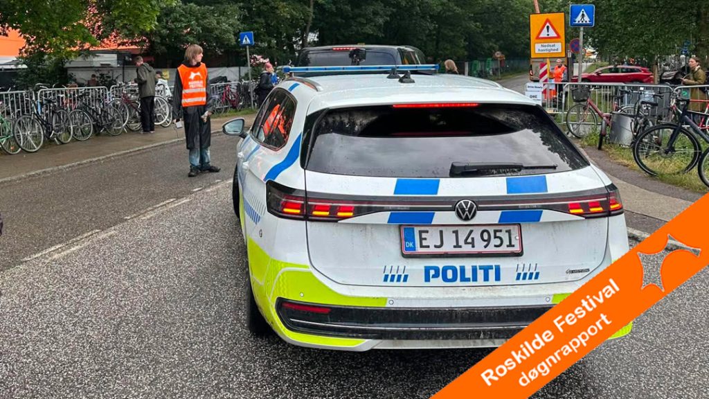 Kniv, to voldtægtsanmeldelser og en lang række tyverier: Døgnrapport fra Roskilde Festival